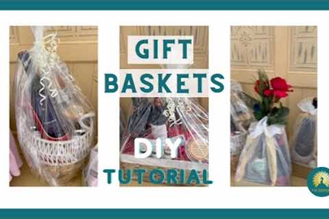 Gift Baskets DIY For Valentine's Day - How to make a Wine Gift Basket The Easy Way.
