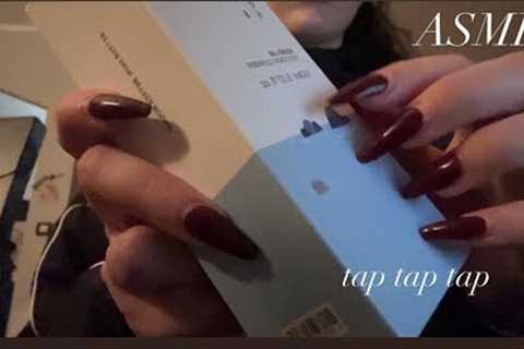 ASMR Unboxing Skincare Products | Tapping &amp; Scratching | No talking