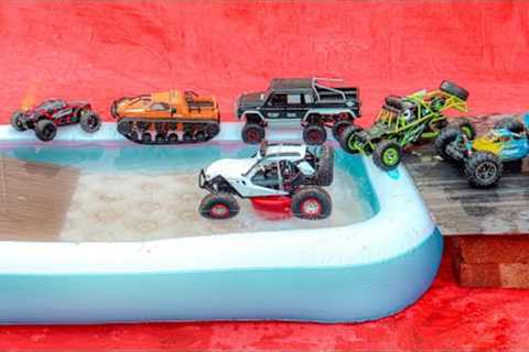 Rc cars Testing On Water | Rc cars Vs Water Pool