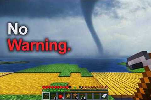 I Survived 100 DAYS in a Natural Apocalypse in Minecraft Hardcore