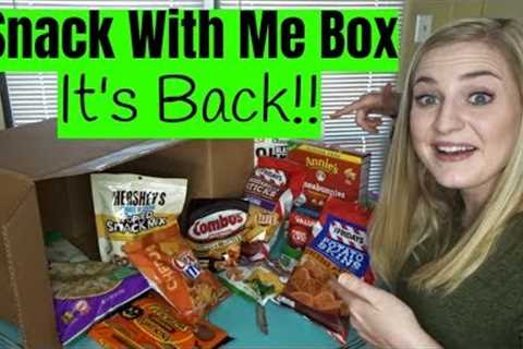 {HUGE} SNACK WITH ME BOX | IT'S BACK!!