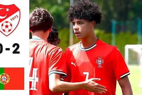 Turkey 0 X 2 Portugal U16.Cristiano Ronaldo Junior🔥 Extended Highlights &amp; All Goals..