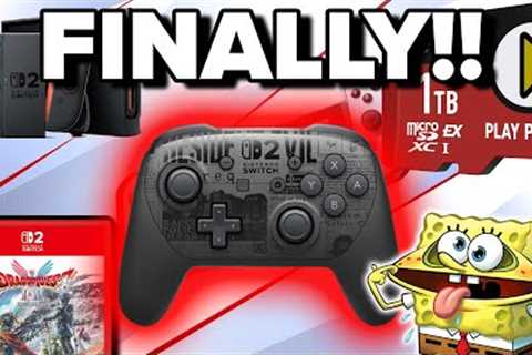 Nintendo Switch 2 Just Got a NEW Pro Controller + More AWESOME Updates!