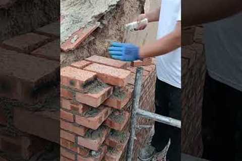Learn bricklaying a simple tutorial | #diy​ #electrician​ #plumbing​ #building​ #construction