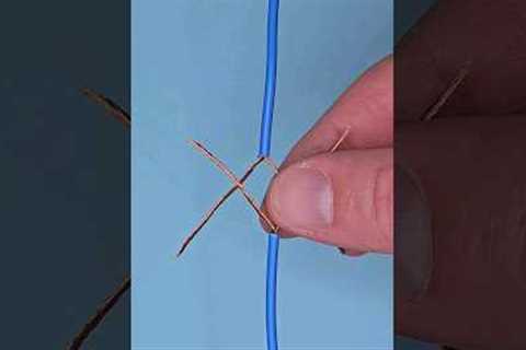 Remember This Trick How to Connect Electrical Wires Together.