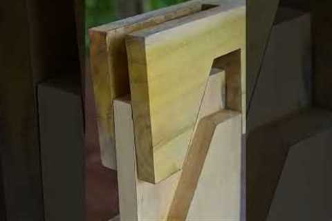 japanese joints visible joints without any hardware #skills #diytools #shorts #viral #carpentry #art