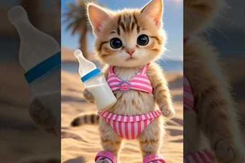 Cat Dance ❤️| Cute kitten #ai #cat #lovecats #cats#catvideos #funny #kittens #catlover 16042025B