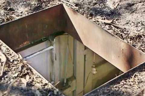shipping container underground house