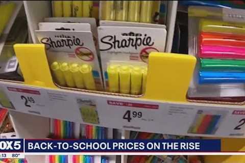Back-to-school supplies prices surge