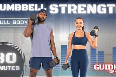 30 Minute Full Body Dumbbell Workout (Guided Audio Cues + Modifications)