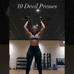 Full Body Insanity Dumbbell Circuit. Try if you dare 💪🏽 #fitness #hiit #workout