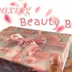 🌸💋 ASMR Beauty Box Unboxing | CHANEL Chance, ANUA, Rare Beauty & Revolution Makeup Sounds