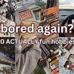 20 actually UNIQUE hobbies to start THIS year!