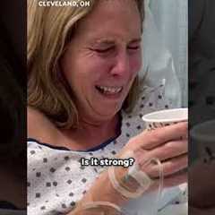 Woman smells for the first time after suffering with long COVID for two years #Shorts