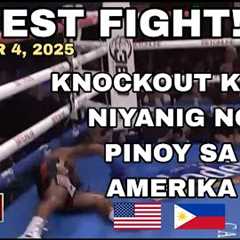 LATEST FIGHT! OCTOBER 4, 2025 l Pinoy niyanig ang KNOCKOUT King ng Amerika