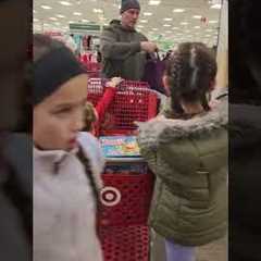 CUTE GIRLS GOES BLACK FRIDAY TOY SHOPPING AT TARGET MALL #target #shorts #toyshopping #blackfriday