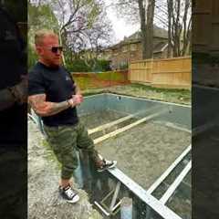 Toronto Backyard Landscaping for Pool Installation FULL Makeover #construction #landscape #pool