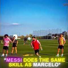 Marcelo Skills Vs Messi 😂