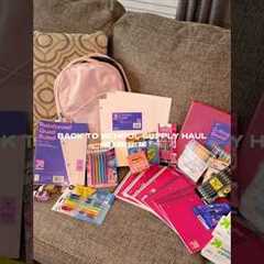 Back To School Supplies Haul 💕📚 #backtoschool2025 #backtoschool #backtoschoolsupplies