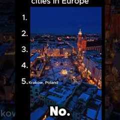 💶 Top 5 Cheapest Cities to Visit in Europe (You Won’t Believe #1!) ✈️🌍