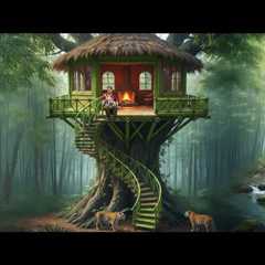 Full Video Jungle Survival Skills - Build a Tree House with Bamboo to Avoid Wild Animals