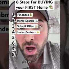 Steps For BUYING a HOME 🏡 | Millennials, Gen Z And First Time Homebuyers
