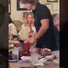 Tom Cruise having dinner with his friends 🍖🍝🍟🍛🍚 💞 #tomcruise #topgun #movie