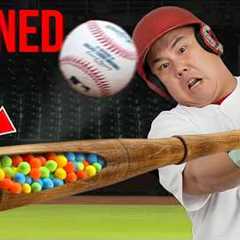 I Snuck An Illegal Bat Into A Real Home Run Derby