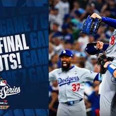 FINAL OUTS: The Los Angeles Dodgers win the 2025 World Series after an EPIC GAME 7! 🏆