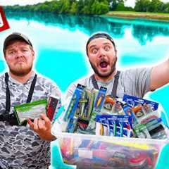$100 vs $1000 Budget Fishing Challenge (HUGE GIVEAWAY) Featuring AYO Fishing