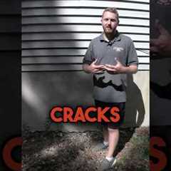 Not Every Crack Means a Foundation Problem! #foundation #fyp #construction #repairtips #concrete