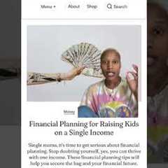 Financial Planning for Single Moms: Raising Kids on One Income | CoTripper