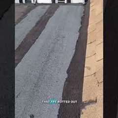 How to properly fix a leak on a flat roof? #roofrepair