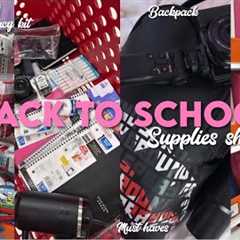 Back to school supplies shopping +HAUL *2025 edition* | Stanley cup, emergency kit, must haves..