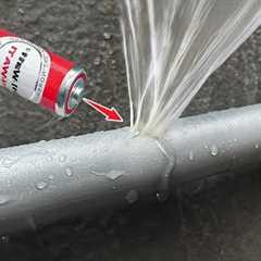 A very old plumber taught me this! Leaky pipe repair technique that very few plumbers know