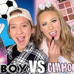 TOMBOY 🏀🐸 VS GLAMOUR GIRL ✨💋TARGET SHOPPING CHALLENGE (NO BUDGET) 🤑