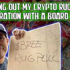Letting Out My Crypto Rug Pull Frustration with a Board Break.  Been Rugged?  Share this video!