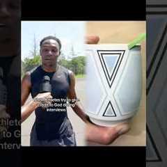 When Athletes try to give credit to God during interviews !  #athletes #athlete #sports