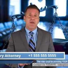 Personal Injury Attorney - Compelling Video Commercial - Personal Injury Lawyer Male Spokesperson
