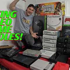 Testing Retro Video Game Consoles! Nearly Every Console Ever made!
