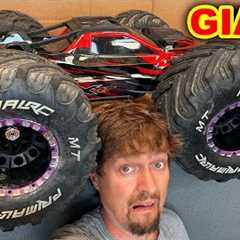 World's BIGGEST rc car wheels