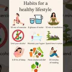 Healthy Habits to Transform Your Life | Simple Routine #healthyeating #healthylifestyle #shorts