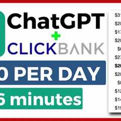 How To Make Money With ChatGPT & Clickbank (Open AI Chat GPT Tutorial) #chatgpt #chatgpttutorial