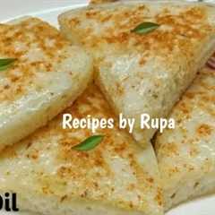 No Oil Instant Morning Breakfast Recipe | Healthy Tiffin