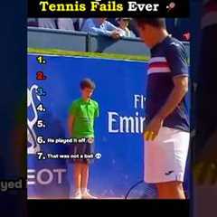 Ranking The Best Tennis Fails