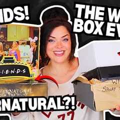 THE WORST MYSTERY BOX EVER!? | Huge Spooky Themed Unboxing