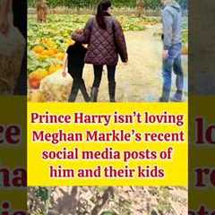 Prince Harry isn’t loving Meghan Markle’s recent social media ##PrinceHarry #MeghanMarkle