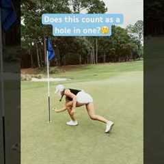 Hole in one  #golf #funny