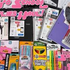 BACK to SCHOOL SUPPLIES HAUL📚✏️📓|Sophomore Year!