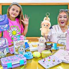 Ruby and Bonnie Back to School Supplies Haul VLOG